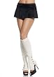 Acrylic Leg Warmers With Button Side