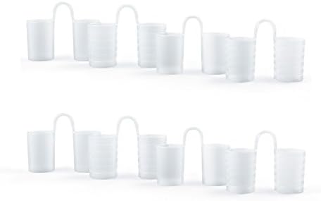 Best Anti Snoring Device - Stop Snore Solution - Sleep Better Aids - Anti-Snore Remedy Devices - 8 Nose Vents Nasal Dilator - Alternative for Mouthpiece Chin Strap Strips - Breathing Sleeping Relief