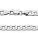 20 14K White Gold Gentle Curb Link Chain