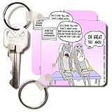 Londons Times Funny Music Cartoons - Bob Dylan s Harmonica - Key Chains