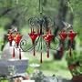 Parasol GRCHGLFR Grand Chandelier Hummingbird Feeder Flame Red