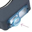 OptiLoupe Monocular Lens Adds 21/2X