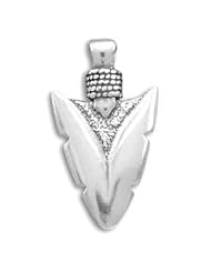Arrowhead Pendant Sterling Silver, Pendant Only