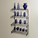 4 Shelf Chrome Wire Wall Mounted Kit-14