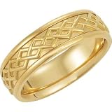 BRIDAL CELTIC BAND 14K Yellow Gold SIZE 7