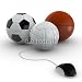 Wallmonkeys Peel and Stick Wall Decals - Choose Your Ball - Removable Graphic