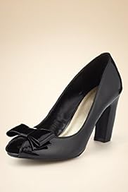 Limited Collection Peep Toe Bow High Heel Shoes