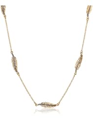Juicy Couture Feather Strand Necklace, 34"
