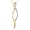 10k Yellow Gold Diamond Twist Pendant