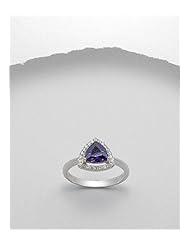 CZ Ring In 92.5 Sterling Silver
