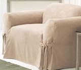 31pzBr2SMvL. SL160  Micro suede upholstery Armchair slipcover / protector, WINE