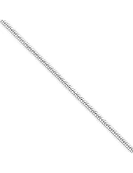 Sterling Silver 24in 1.75mm Round Snake Necklace Chain. Metal Wt- 15.85g