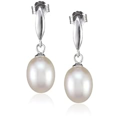 Valero Pearls Valero Classics Damen-Ohrstecker 925 Sterlingsilber S��wasser-Zuchtperlen wei� ca. 7,5-8,0 mm  356010