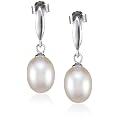 Valero Pearls Valero Classics Damen-Ohrstecker 925 Sterlingsilber S��wasser-Zuchtperlen wei� ca. 7,5-8,0 mm  356010