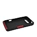 Eagle Cell PHMOTXT901NTBKRD Progressive Hybrid Protective Gummy TPU Mesh Defense Case for Motorola Electrify M XT901 - Retail Packaging - Black/Red