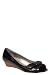 Torrid Plus Size Scarlet Black Snake Peep-Toe Wedge (Wide Width)
