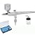 Spraymaster Precision Gravity And Siphon Side Feed Double Action Airbrush - ABR1003