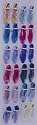 Over The Door Shoe Bag, White polypropylene and see-through vinyl, Holds 12 pairs of shoes SHOE BAG OTD