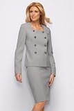 Metrostyle Dome Button Skirtsuit
