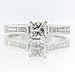1.20ct Princess Cut Diamond Engagement Ring and Wedding Band