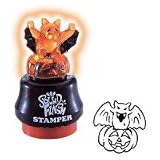 Vampire Bat - Self-Inking Halloween Flashing Musical Stamp