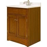 24IN FASHON OAK VANTY/SINK CMB