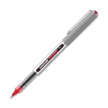 uni-ball Vision Stick Fine Point Roller Ball Pens, 12 Red Ink Pens (60139)
