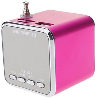 Purple Color Ks-333 Hi-Fi Stereo Music Micro Tf Usb Fm Speaker