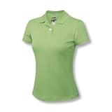 Adidas 2007 Women's ClimaCool Solid Pique Short Sleeve Golf Polo Shirt - Apple - 761409