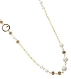 G by GUESS Pave G Station Necklace with Netted Pear, GOLD