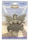 TEACHER Travel Guardian Angel Visor Clip