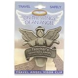 TEACHER Travel Guardian Angel Visor Clip