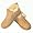 LADIES SHEEPSKIN BOOTEE SLIPPER (7(EURO 40))