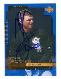 Joe Crede autographed baseball card (Chicago White Sox) various years and brands available