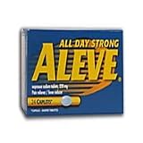 Aleve All Day Strong Pain Reliever, Fever Reducer Caplets - 24 Caplets