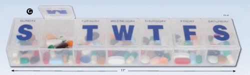 EZY Dose Jumbo Weekly Pill Reminder, 3XL - 1 ea