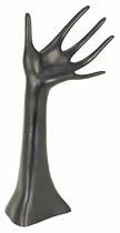 KCF 49131 Jewelry Hand Display for Necklaces, Bracelets and Rings, 14-Inches, Black