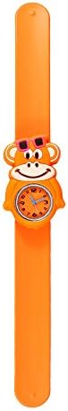 Orange Silicone Monkey Slap Watch