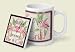 PINK FLAMINGO lounge tropical COFFEE MUG cup & COASTER