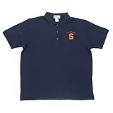 Syracuse Orangemen NCAA Classic Pique Polo Shirt for Women (Navy)