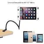 REAK タブレット用スタンド/ipadスタンド　ホルダー　マウント　アーム付き　360度調整可能　グースネック　【１年間の安心保証】iPad mini/iPad air/iPad2/3/4/ Nexus 7等タブレット対応(ブラック)