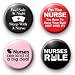 Set of 4 - NURSE / NURSING - Funny Comedy 1.25" MAGNETS