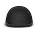 Daytona Helmets Eagle Skull Cap Half Shell Motorcycle Helmet (Dull Black, Large) with Head Wrap and Draw String Bag