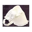 Child's White Pilgrim Prairie Bonnet Medium