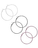 KIRRA 3 Color Hoop Earring Set