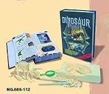 Dinosaur Book and Fossil Dig kit with fact book and tools