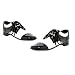 1 Inch Heel Black And White Shoe Men's Sizes