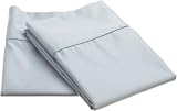 Pike Street 1,000 Thread Count Egyptian Cotton King Pillowcase Pair, Light Blue