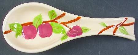 Franciscan Apple (China, Apple Backstamp) Spoon Rest/Holder (Holds 1 Spoon), Fine China