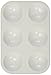 School Smart Paint-Rite Tray with 6 Wells, 3-1/2 x 5-1/4 Inches, White, Pack of 12